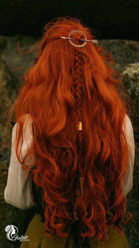 رنگ موی قرمز زیبا و خاص