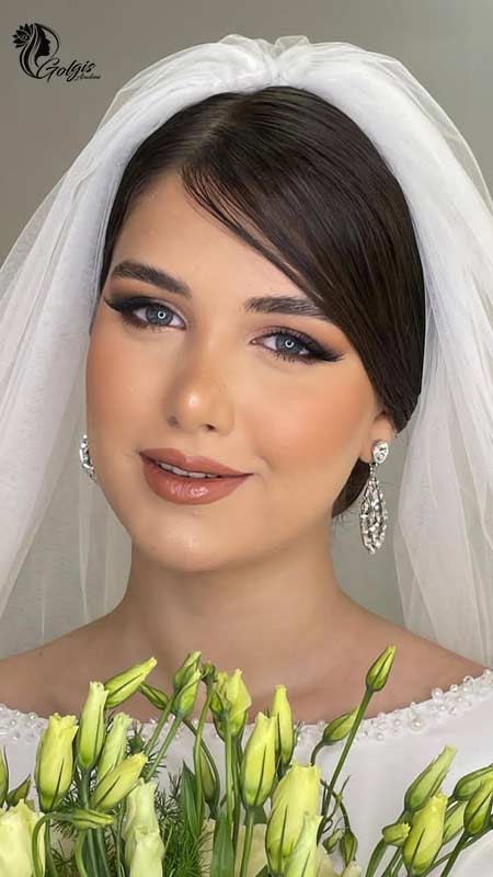 آرایش لایت عروس اروپایی
