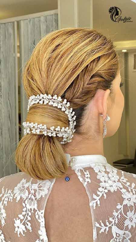 مدل موی بسته ساده برای عروسی