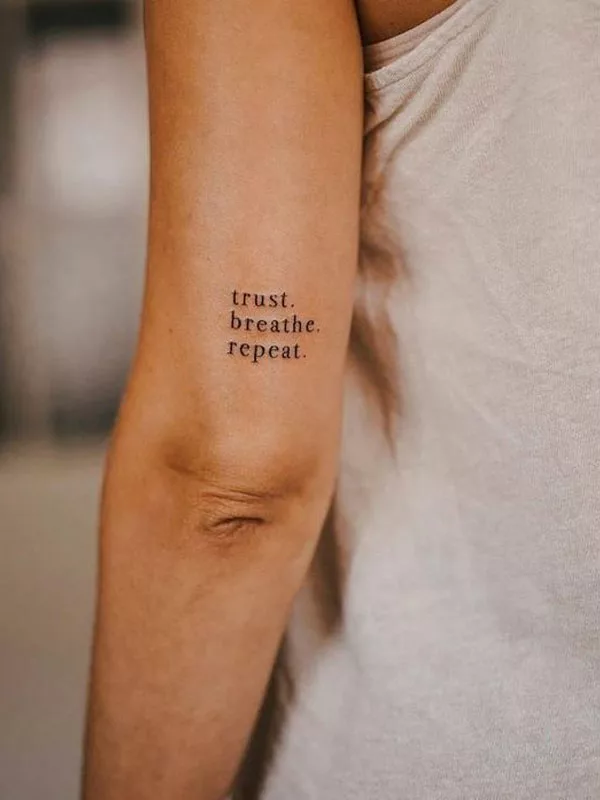 جمله زیبا برای تاتو روی زیبا